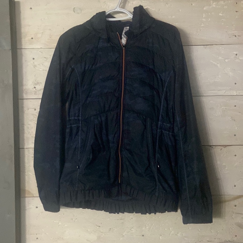Blue camo spring fling jacket